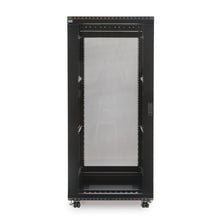 Load image into Gallery viewer, Kendall Howard 27U LINIER® A/V Cabinet - Glass/Vented Doors - 36&quot; Depth (3100-3-001-27)