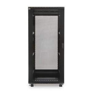 Kendall Howard 27U LINIER® A/V Cabinet - Glass/Vented Doors - 36" Depth (3100-3-001-27)