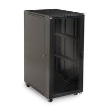 Load image into Gallery viewer, Kendall Howard 27U LINIER® A/V Cabinet - Glass/Vented Doors - 36&quot; Depth (3100-3-001-27)