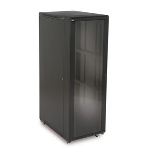 Kendall Howard 37U LINIER® A/V Cabinet - Glass/Vented Doors - 36" Depth (3100-3-001-37)