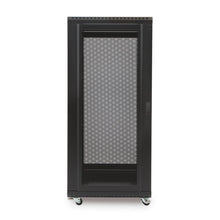 Load image into Gallery viewer, Kendall Howard 27U LINIER® A/V Cabinet - Glass/Vented Doors - 24&quot; Depth (3100-3-024-27)