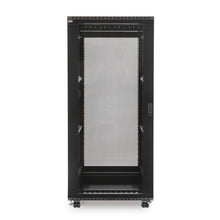 Load image into Gallery viewer, Kendall Howard 27U LINIER® A/V Cabinet - Glass/Vented Doors - 24&quot; Depth (3100-3-024-27)
