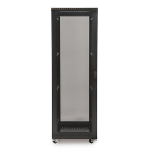 Kendall Howard 37U LINIER® A/V Cabinet - Glass/Vented Doors - 24" Depth (3100-3-024-37)