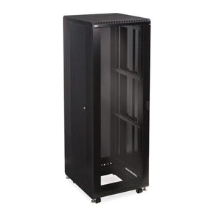 Kendall Howard 37U LINIER® A/V Cabinet - Glass/Vented Doors - 24" Depth (3100-3-024-37)