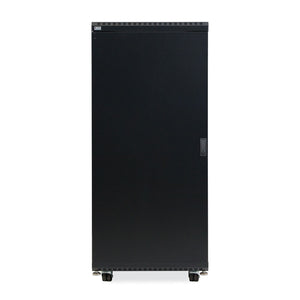 Kendall Howard 27U LINIER® A/V Cabinet - Glass/Solid Doors - 36" Depth (3101-3-001-27)