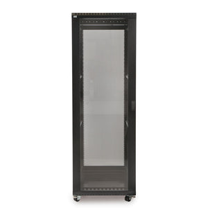 Kendall Howard 37U LINIER® A/V Cabinet - Glass/Solid Doors - 36" Depth (3101-3-001-37)