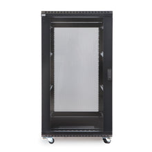 Load image into Gallery viewer, Kendall Howard 22U LINIER® A/V Cabinet - Glass/Solid Doors - 24&quot; Depth (3101-3-024-22)