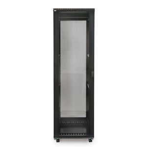 Kendall Howard 42U LINIER® A/V Cabinet - Glass/Solid Doors - 24" Depth (3101-3-024-42)