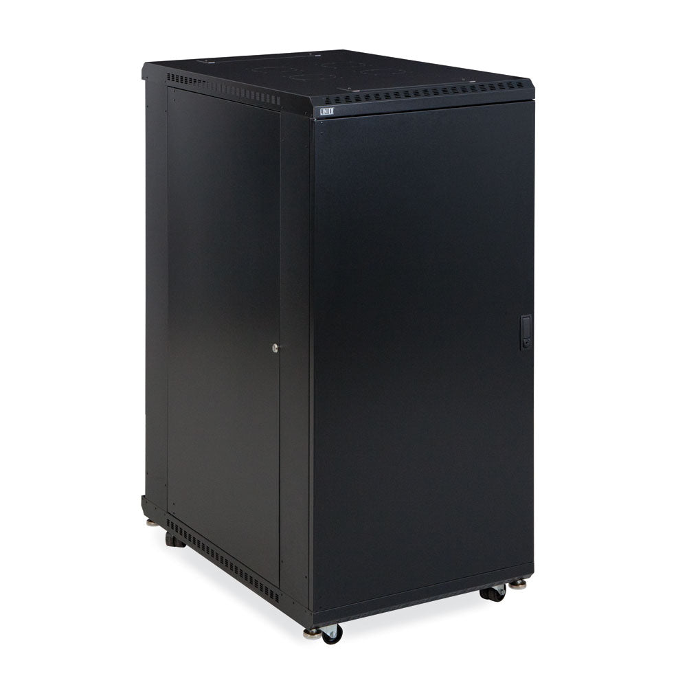 Kendall Howard 27U LINIER® A/V Cabinet - Solid/Vented Doors - 36