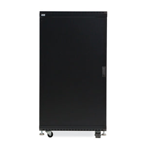 Kendall Howard 22U LINIER® A/V Cabinet - Solid/Vented Doors - 24" Depth (3106-3-024-22)