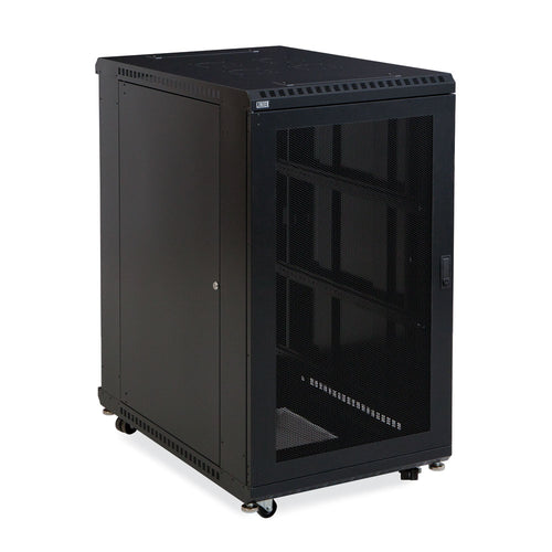 Kendall Howard 22U LINIER® A/V Cabinet - Vented/Vented Doors - 36