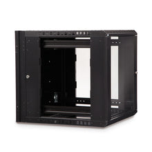 Load image into Gallery viewer, Kendall Howard 12U LINIER® Swing-Out A/V Wall Mount Cabinet - Glass Door (3130-3-001-12)