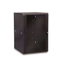 Load image into Gallery viewer, Kendall Howard 18U LINIER® Swing-Out A/V Wall Mount Cabinet - Glass Door (3130-3-001-18)