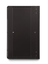 Load image into Gallery viewer, Kendall Howard 22U LINIER® Swing-Out A/V Wall Mount Cabinet - Glass Door (3130-3-001-22)