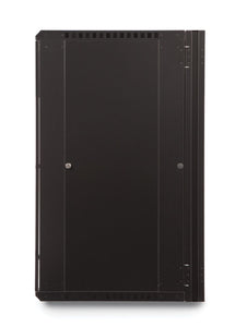 Kendall Howard 22U LINIER® Swing-Out A/V Wall Mount Cabinet - Glass Door (3130-3-001-22)