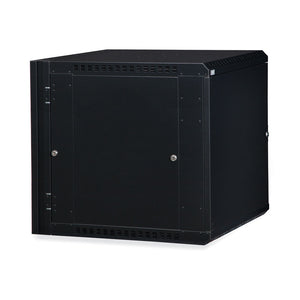 Kendall Howard 12U LINIER® Swing-Out A/V Wall Mount Cabinet- Solid Door (3131-3-001-12)