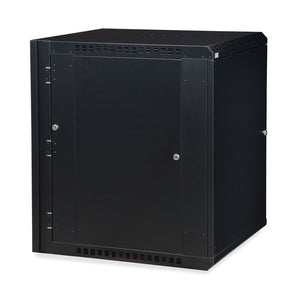 Kendall Howard 15U LINIER® Swing-Out A/V Wall Mount Cabinet - Solid Door (3131-3-001-15)