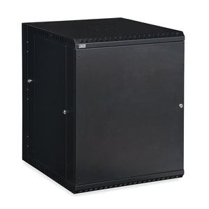 Kendall Howard 15U LINIER® Swing-Out A/V Wall Mount Cabinet - Solid Door (3131-3-001-15)