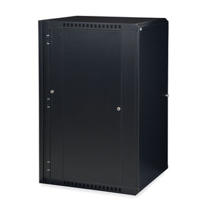 Kendall Howard 22U LINIER® Swing-Out A/V Wall Mount Cabinet - Solid Door (3131-3-001-22)