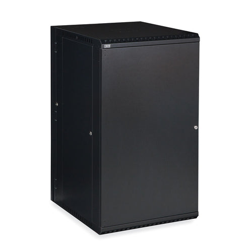Kendall Howard 22U LINIER® Swing-Out A/V Wall Mount Cabinet - Solid Door (3131-3-001-22)