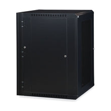 Load image into Gallery viewer, Kendall Howard 18U LINIER® Swing-Out A/V Wall Mount Cabinet - Vented Door (3132-3-001-18)