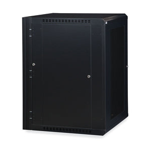 Kendall Howard 18U LINIER® Swing-Out A/V Wall Mount Cabinet - Vented Door (3132-3-001-18)