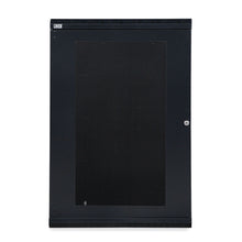 Load image into Gallery viewer, Kendall Howard 18U LINIER® Swing-Out A/V Wall Mount Cabinet - Vented Door (3132-3-001-18)