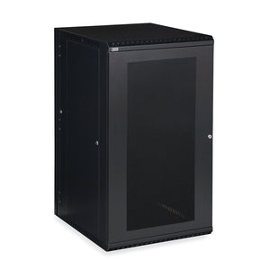 Kendall Howard 22U LINIER® Swing-Out A/V Wall Mount Cabinet - Vented Door (3132-3-001-22)