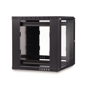 Kendall Howard 12U LINIER® Fixed A/V Wall Mount Cabinet - Glass Door (3140-3-001-12)