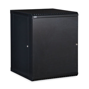 Kendall Howard 15U LINIER® Fixed A/V Wall Mount Cabinet - Solid Door (3141-3-001-15)