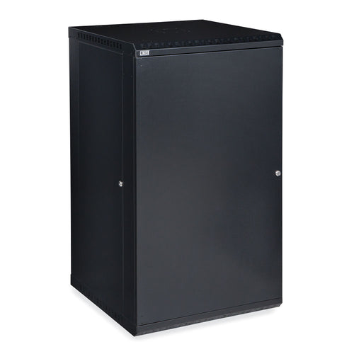 Kendall Howard 22U LINIER® Fixed Wall Mount Cabinet - Solid Door (3141-3-001-22)