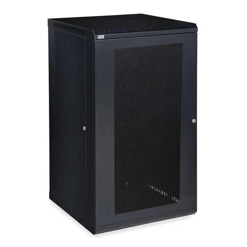 Kendall Howard 22U LINIER® Fixed A/V Wall Mount Cabinet - Vented Door (3142-3-001-22)