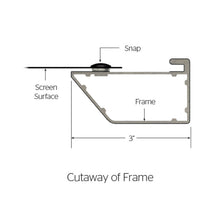 Load image into Gallery viewer, Da-Lite  Cinema Contour Fixed Frame 193&quot; (94.5&quot; x 168&quot;) HDTV [16:9] 94007V - HD Progressive ReView 0.9