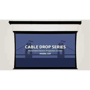 Severtson Screens Cable Drop HDTV [16:9] Tab Tension Screen 220" (191.7" x 107.9") CDT169220CW