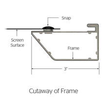 Load image into Gallery viewer, Da-Lite Cinema Contour Fixed Frame 189&quot; (100&quot; x 160&quot;) Widescreen [16:10] 70330V - Da-Mat - 1.0