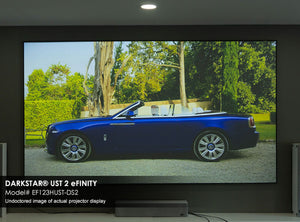 EPV Screens DarkStar® UST 2 eFinity(UST/ALR) Gain (0.8) Fixed Frame 103" (50.6x89.9) HDTV 16:9 EF103HUST-DS2