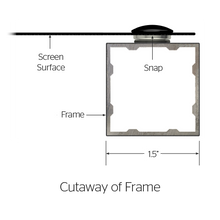 Load image into Gallery viewer, Da-Lite Da-Snap Fixed Frame 94&quot; (50&quot; x 80&quot;) Widescreen [16:10] 34667V - Da-Mat - 1.0