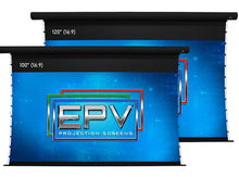 Load image into Gallery viewer, EPV Screens DarkStar® Max UST/ALR Gain (0.5) Electric Retractable 120&quot; (58.9x104.5) HDTV 16:9 PMT120HUST-DS