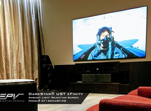 EPV Screens DarkStar® UST eFinity(UST/ALR) Gain (0.5) Fixed Frame 120" (58.8x104.6) HDTV 16:9 EF120HUST-DS