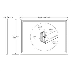 Da-Lite Parallax Fixed Frame 133" (52" x 122") Cinemascope [2.35:1] 28856V - Parallax Pure 0.8