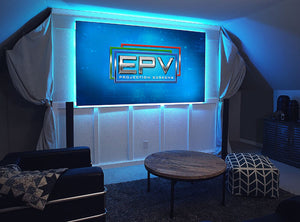 EPV Screens Polar Star® eFinity(ALR) Gain (1.3) Fixed Frame 120" (58.8x104.6) HDTV 16:9 EF120H-PST