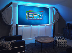 EPV Screens Polar Star® eFinity(ALR) Gain (1.3) Fixed Frame 158" (62.0x145.6) Cinemascope [2.35:1] EF158C-PST