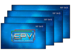 EPV Screens Sonic AT8 ISF eFinity(AT) Gain (1.0) Fixed Frame 135" (65.9x117.4) HDTV 16:9 EF135H-AT8-ISF