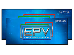 EPV Screens Sonic AT8 ISF eFinity(AT) Gain (1.0) Fixed Frame 158" (61.9x145.4) 2.35:1 EF158C-AT8-ISF