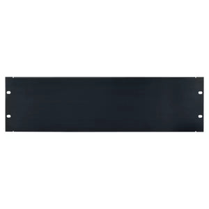 Lowell Mfg Equipment Rack Panel-Blank Aluminum Panel—Brushed, With flange (.05″)