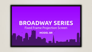 Severtson Screens Broadway Fixed Frame 109" (92.1" x 57.6") Widescreen [16:10] BR1610109MW