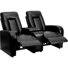 Load image into Gallery viewer, Flash Furniture Eclipse Series 2-Seat Reclining Black LeatherSoft
