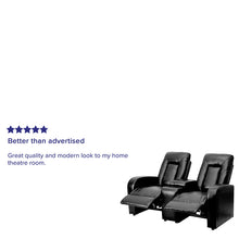 Load image into Gallery viewer, Flash Furniture Eclipse Series 2-Seat Reclining Black LeatherSoft