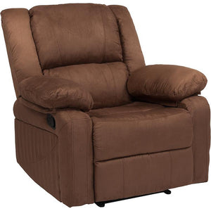 Flash Furniture Harmony Series Chocolate Brown Microfiber Recliner