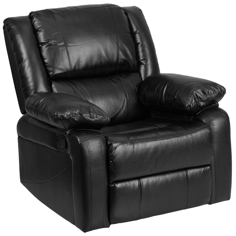 Flash Furniture Harmony Series Black Leather Soft Recliner